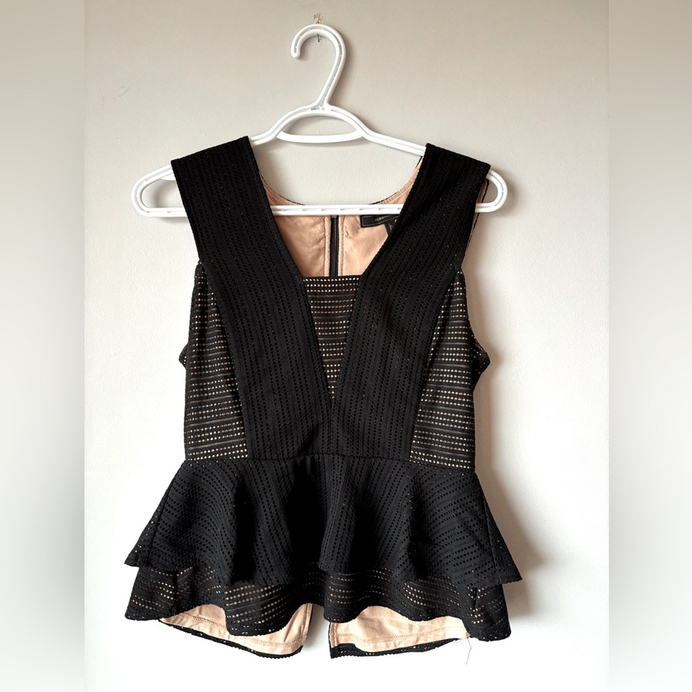BCBGMaxAzria Peplum Top